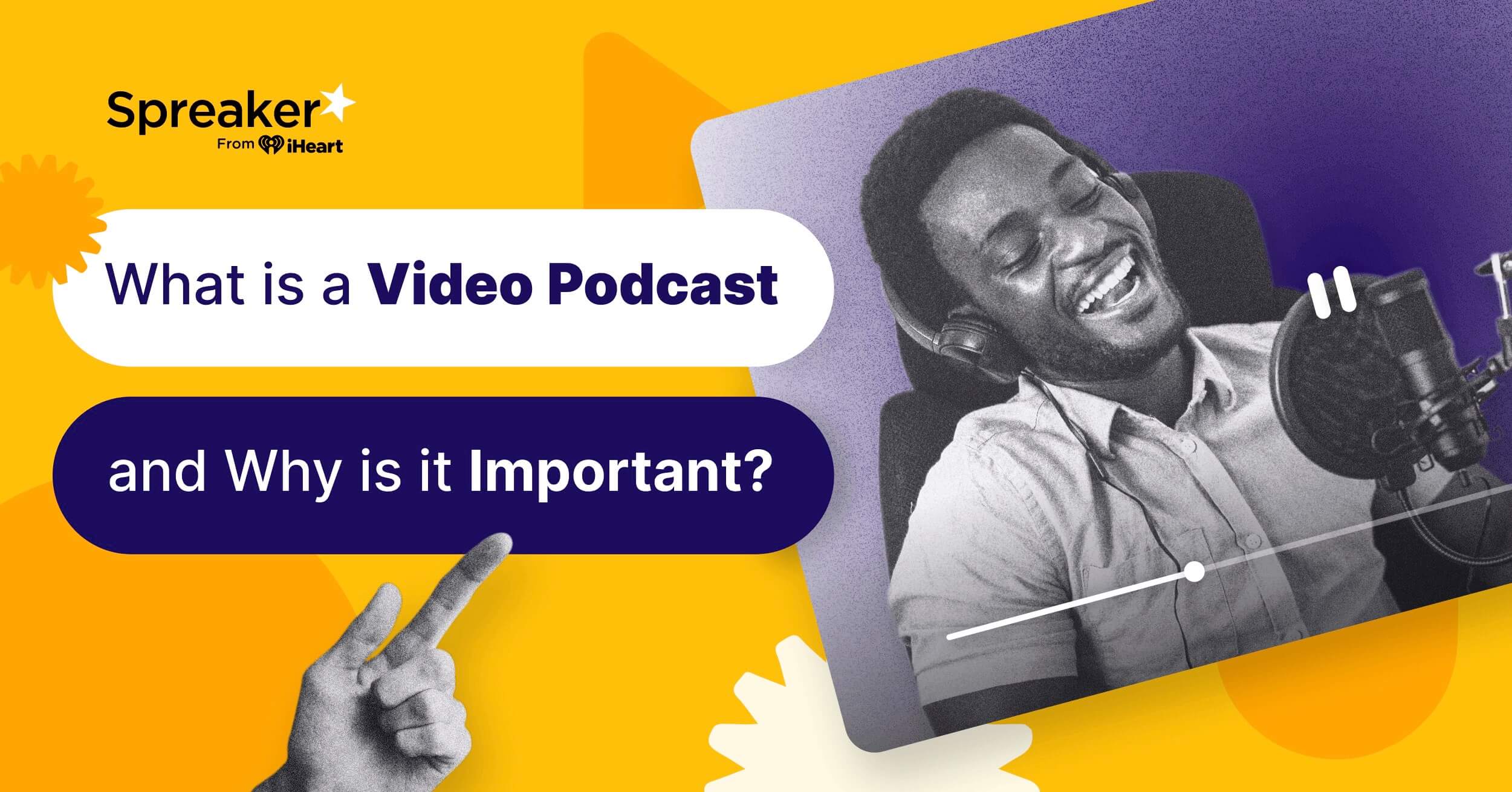 Is a podcast just a video?